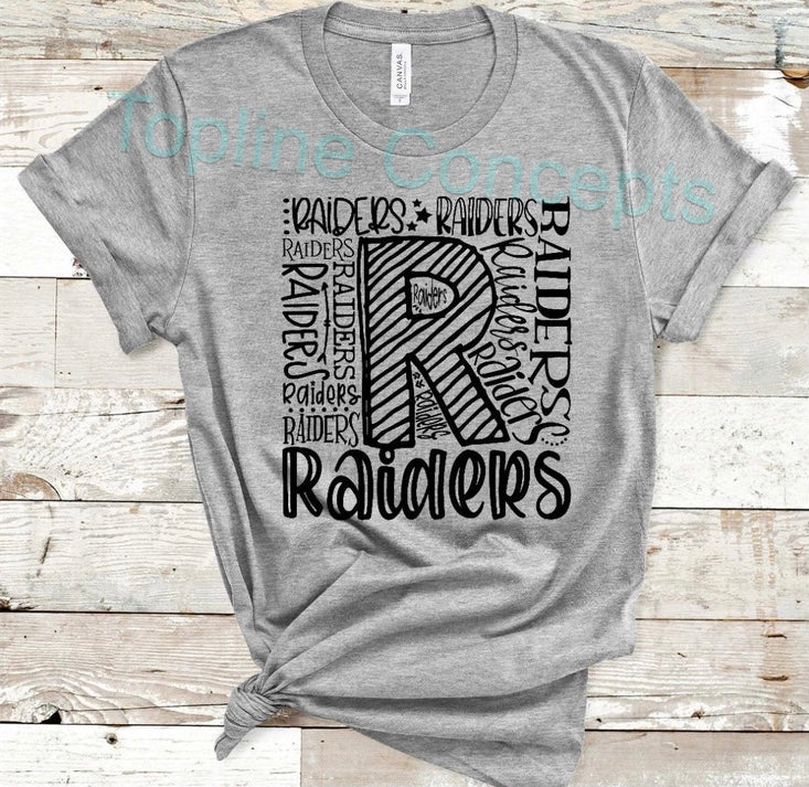 Raiders multi letters