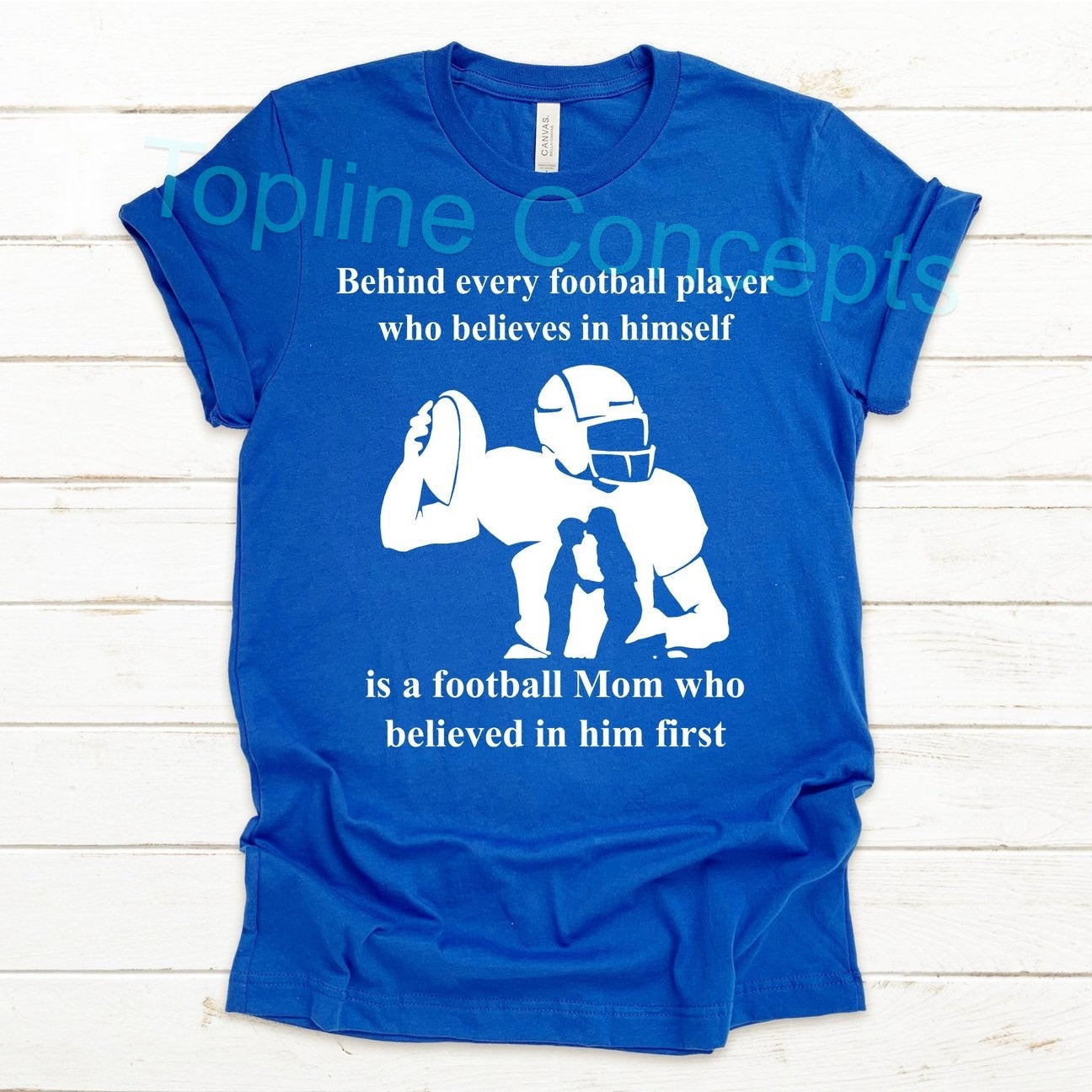 Behind every player is a mom-football