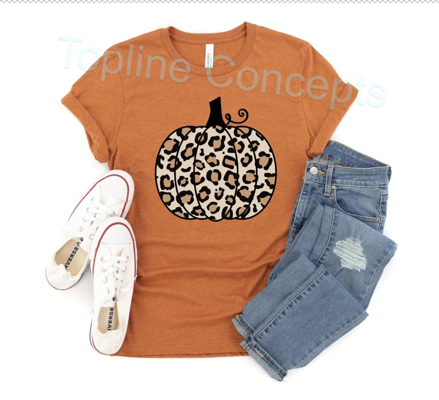 Leopard pumpkin solid pattern