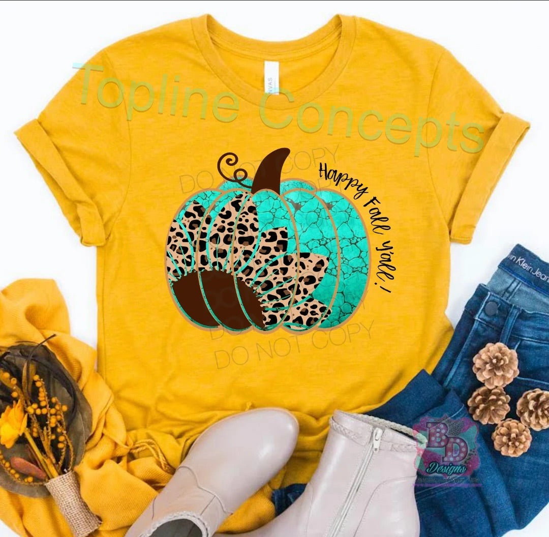 Turquoise pumpkin