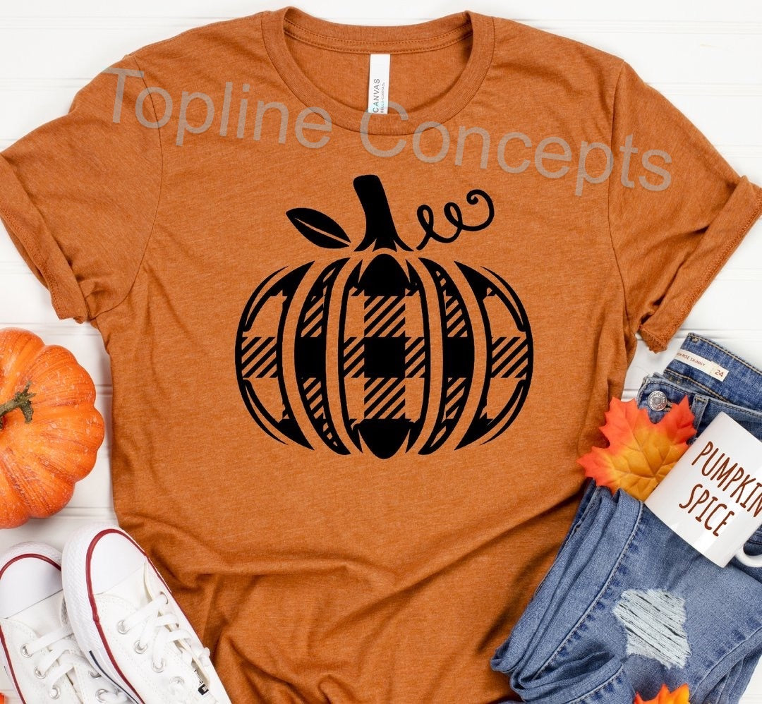 Plaid pumpkins