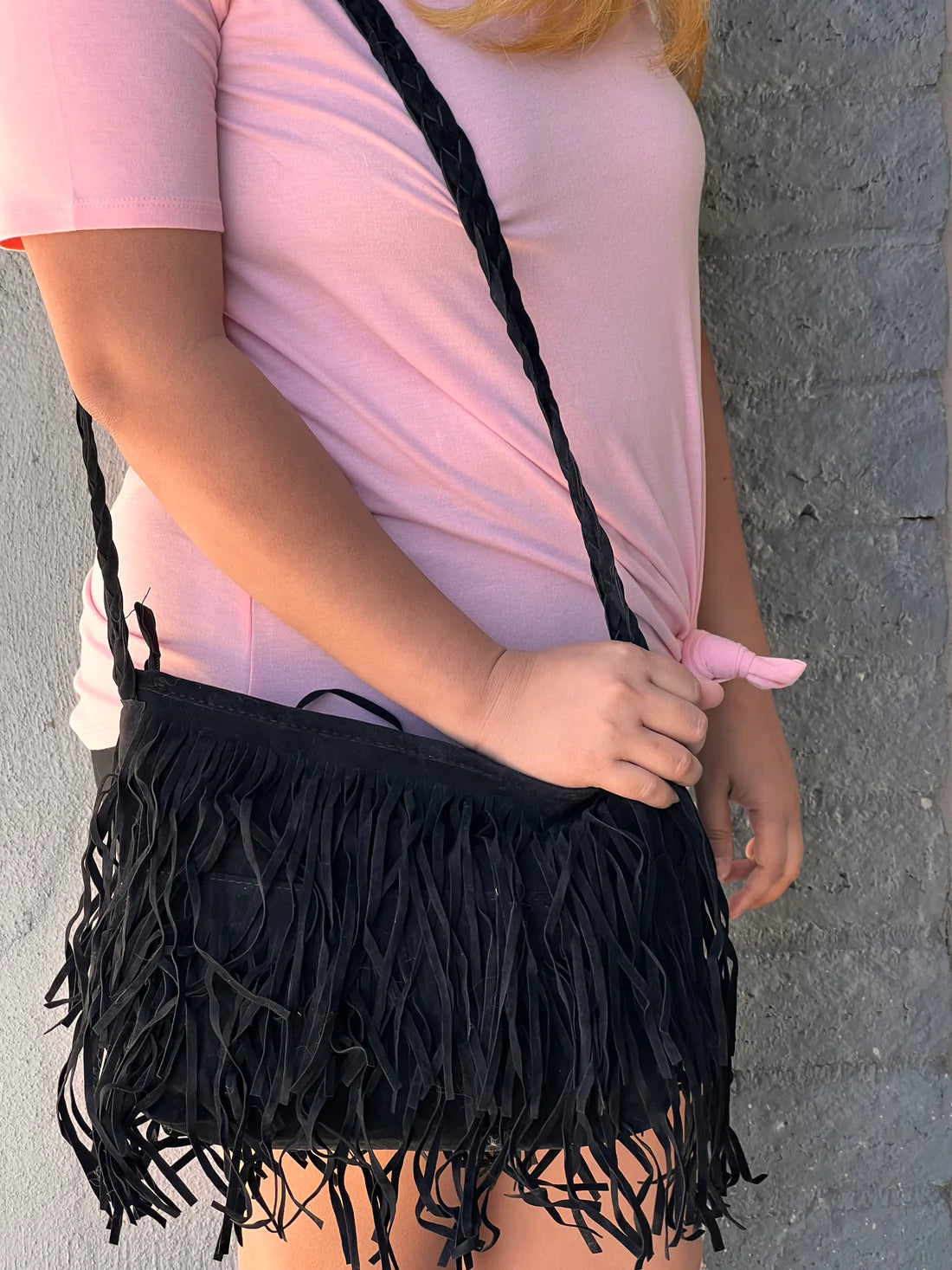 Fringe tassel purse