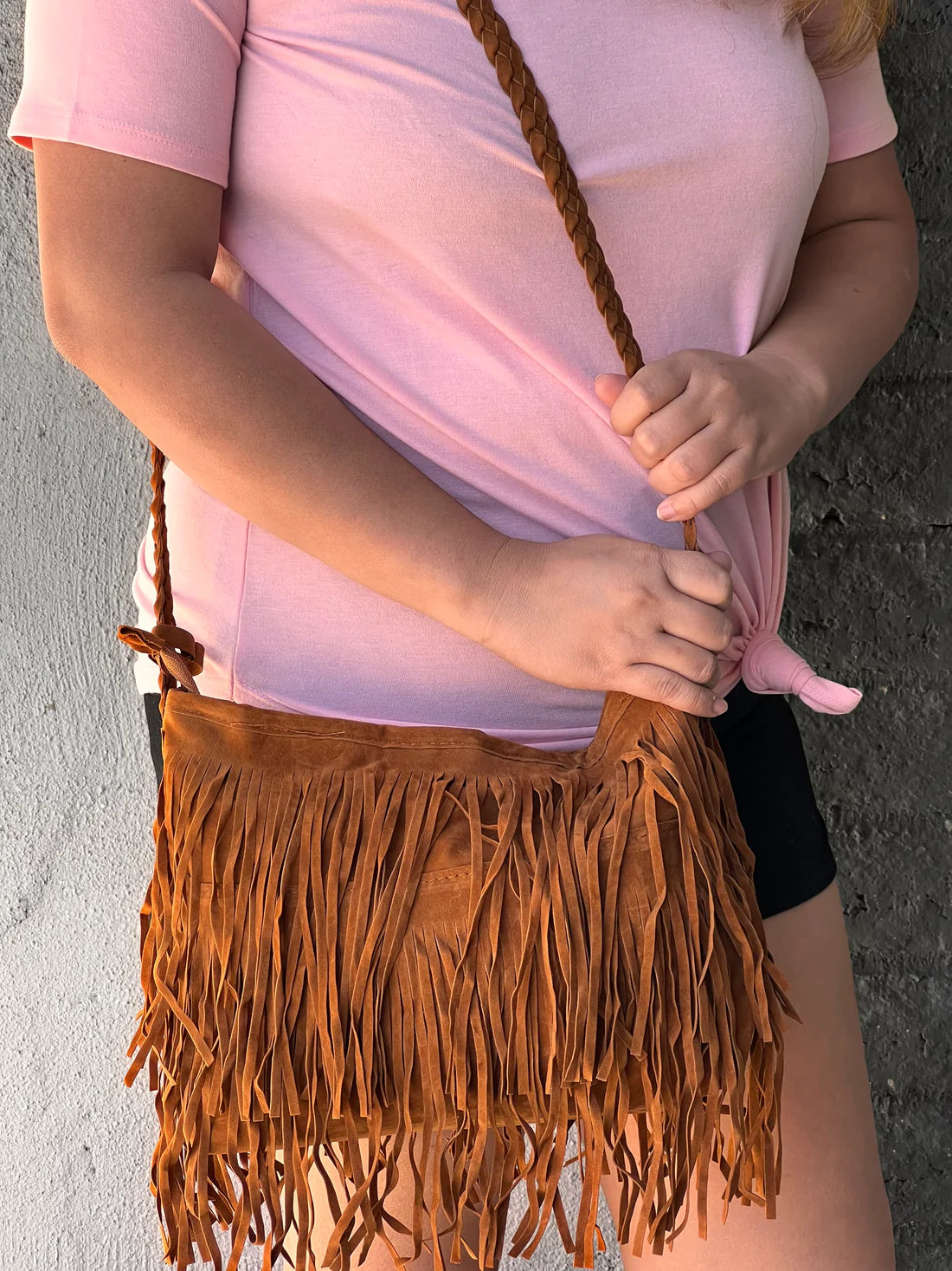 Fringe tassel purse