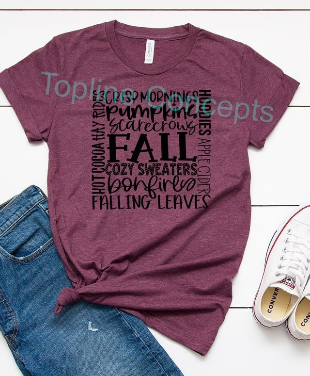Fall words