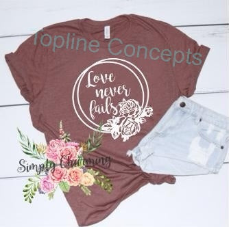 Love never fails