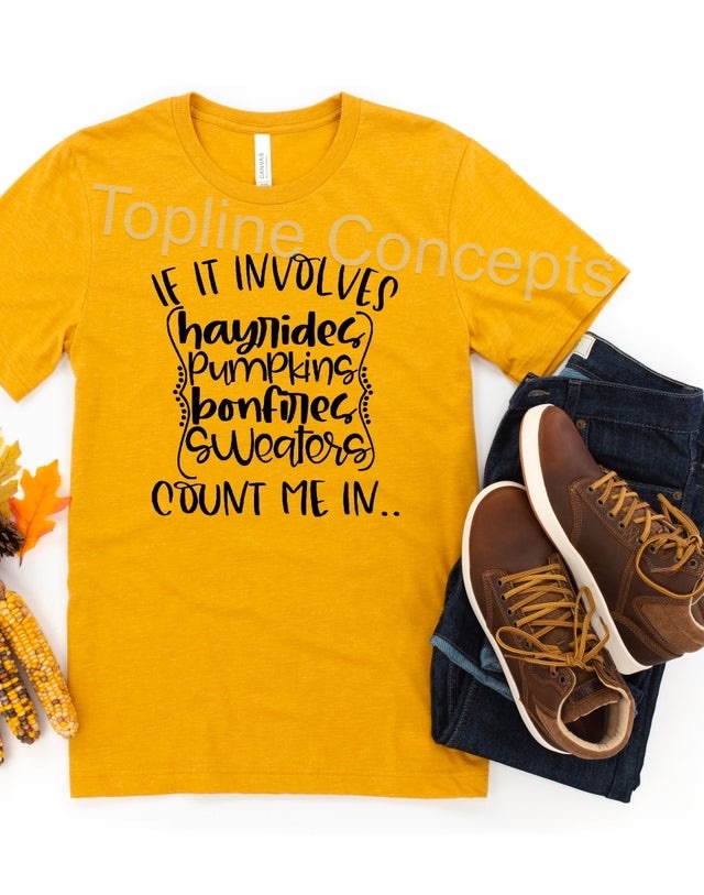If it involves (fall) count me in