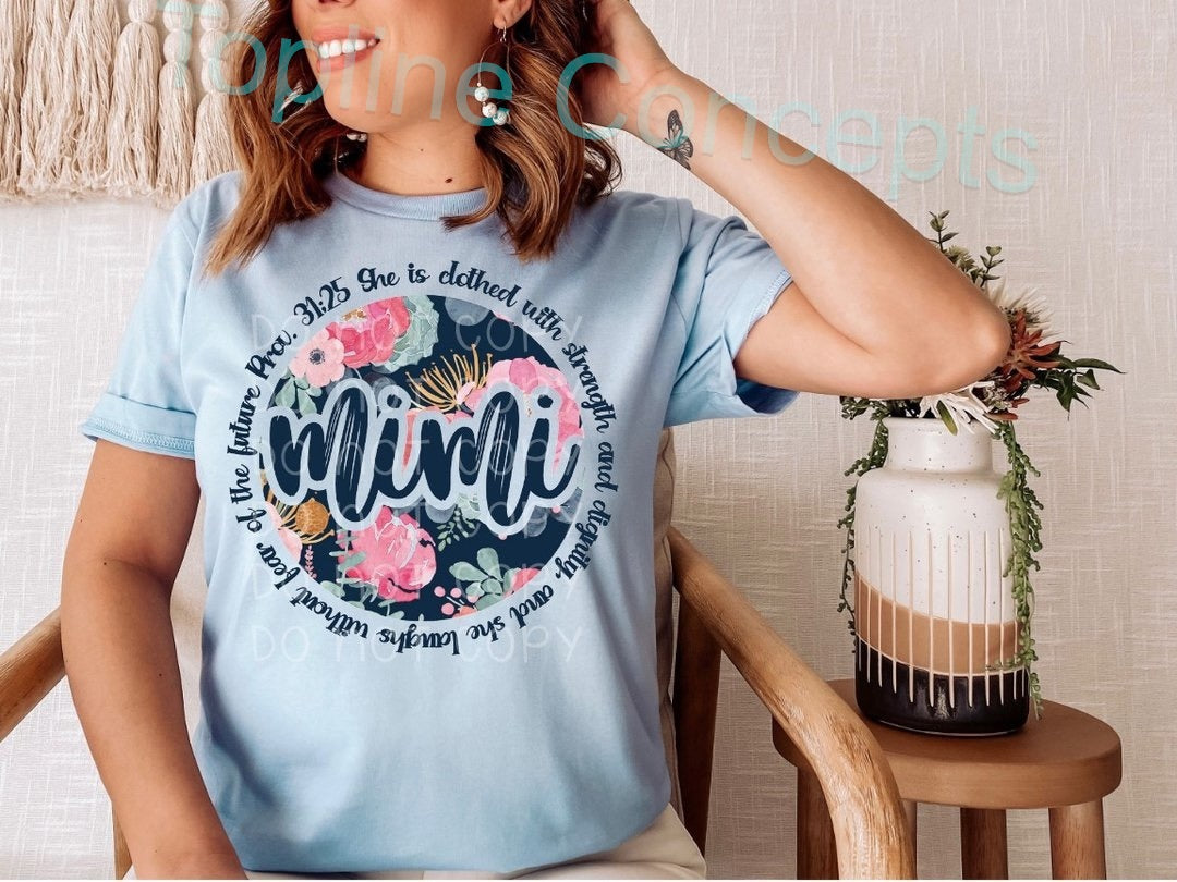 Nana, gigi, or mimi floral