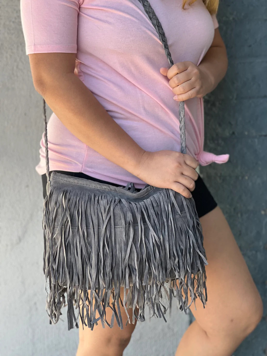 Fringe tassel purse