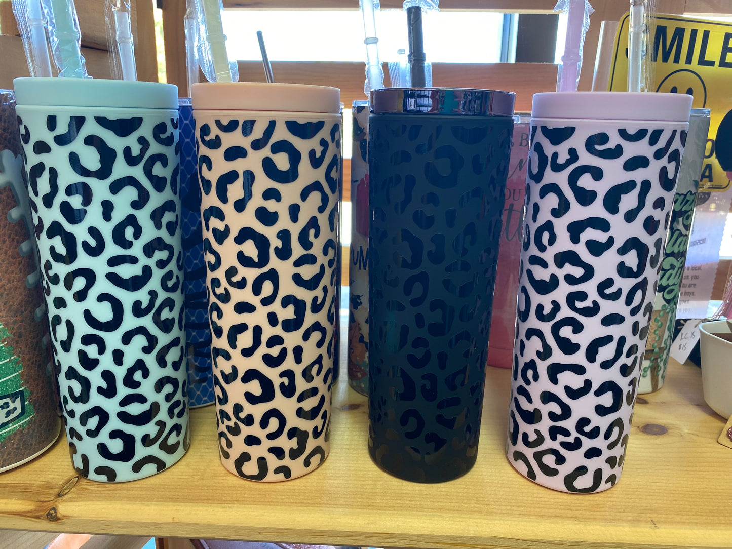 Leopard cups