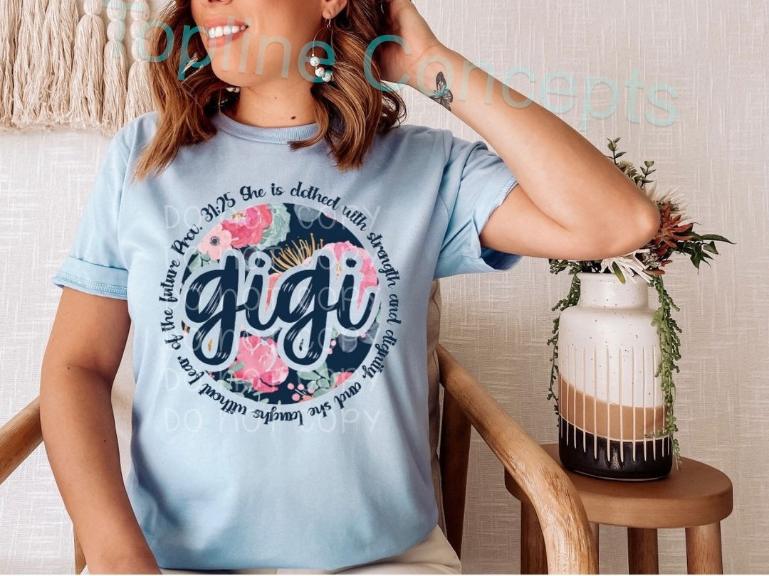 Nana, gigi, or mimi floral