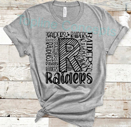 Raiders multi letters