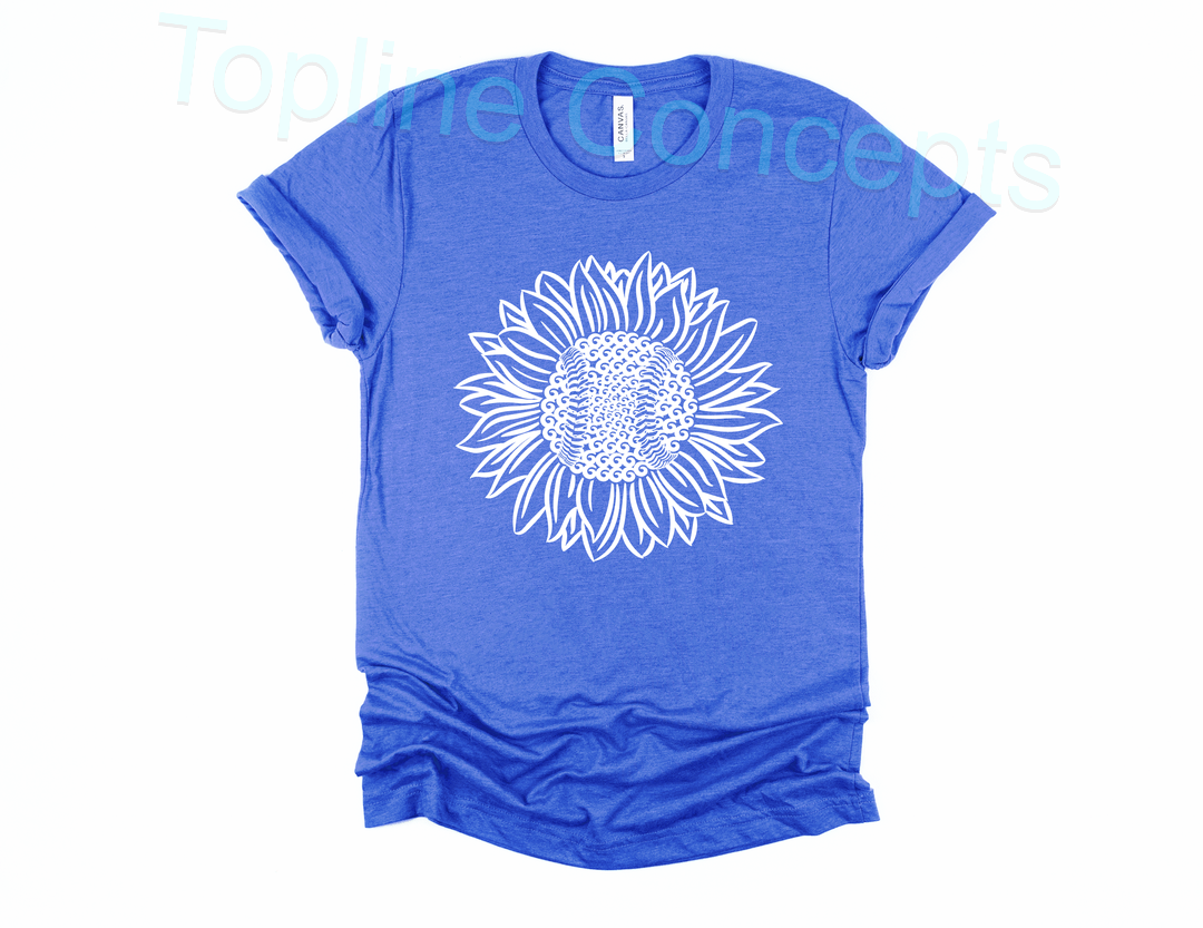 Baseball sunflower