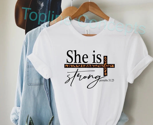 She is strong cross
