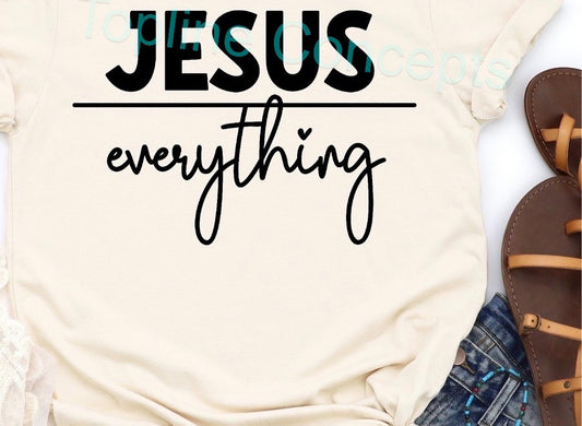 Jesus over everything