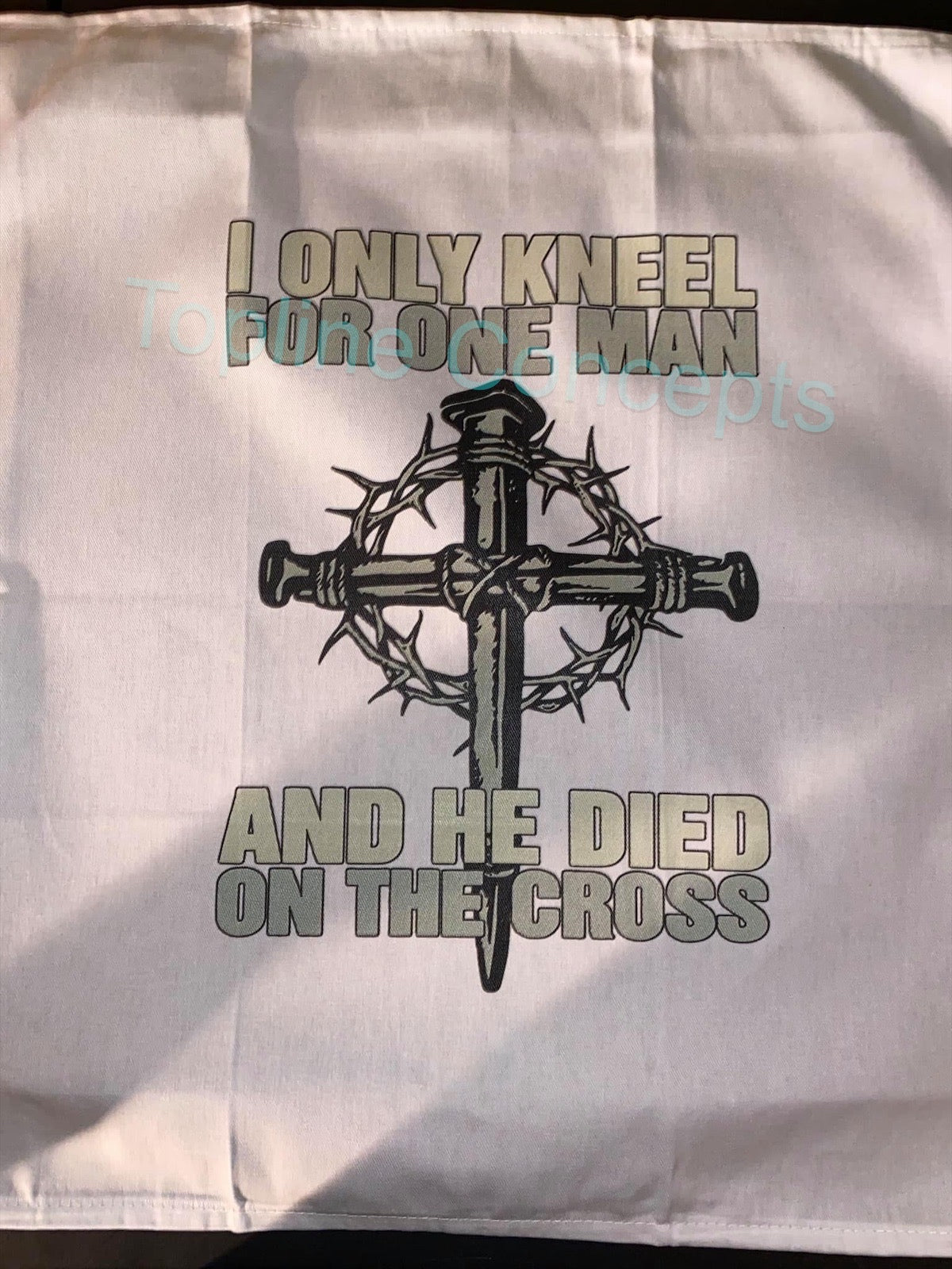 I only kneel for one man