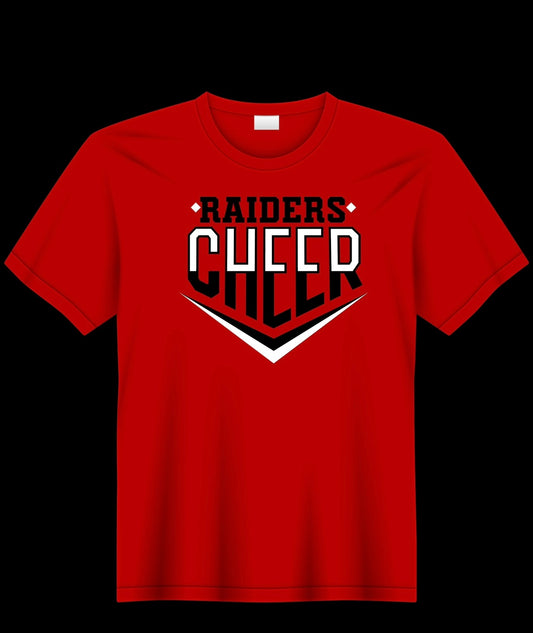 Raiders cheer black logo