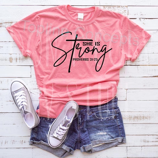 She is strong