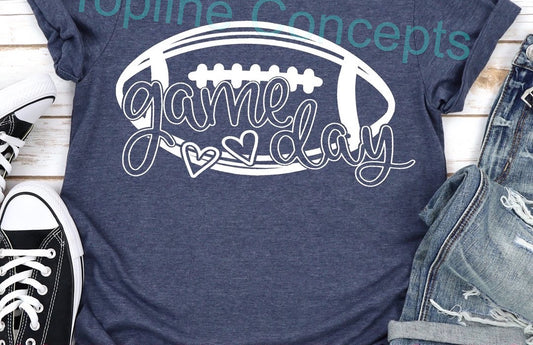 Game day white logo