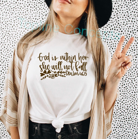 God is within her