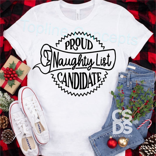 Proud naughty list