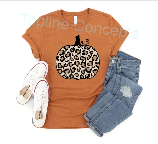 Leopard pumpkin solid pattern