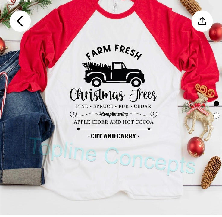Farm fresh Christmas trees