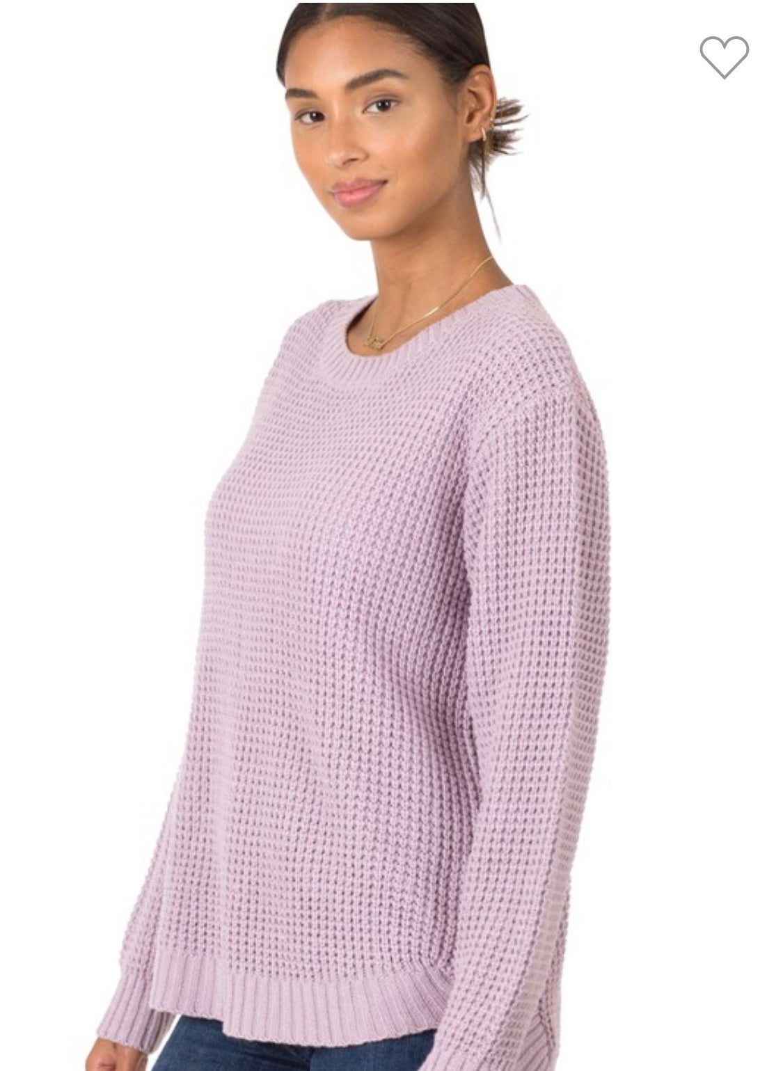 Dusty lavender sweater