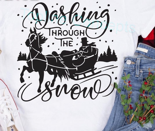 Dashing through the snow