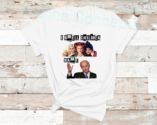 I smell children Biden