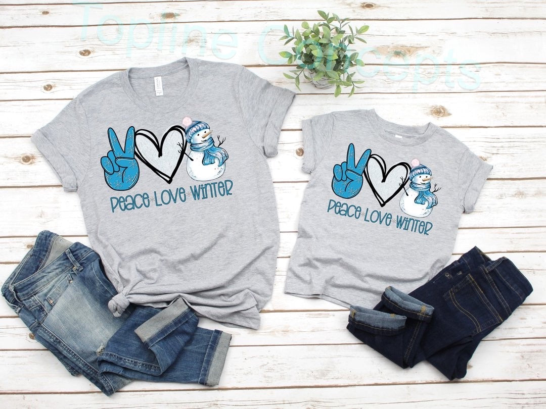 Peace love winter