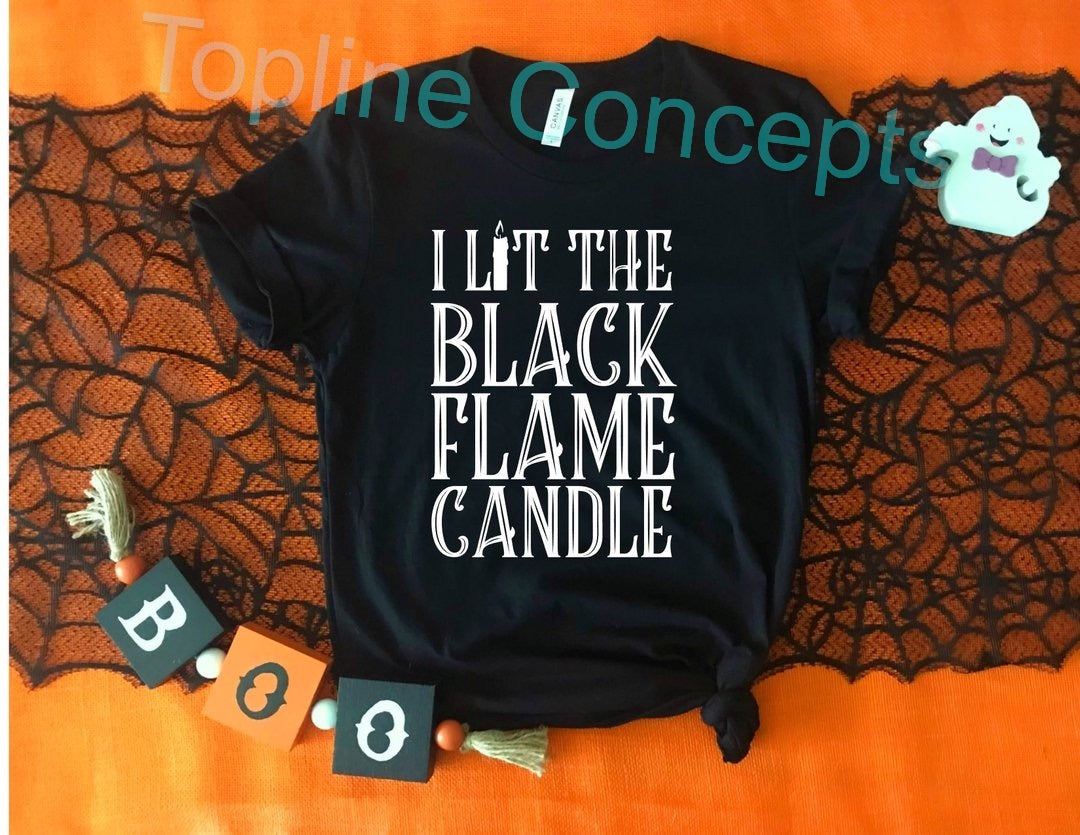 I lit the black flame