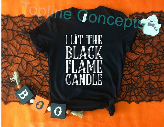 I lit the black flame