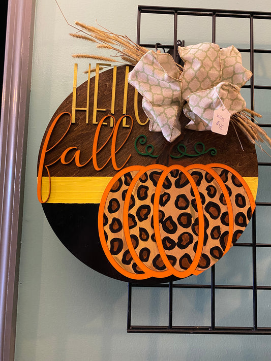 Hello fall pumpkin