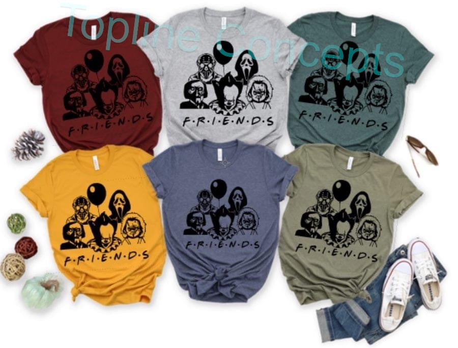 Horror friends balloons