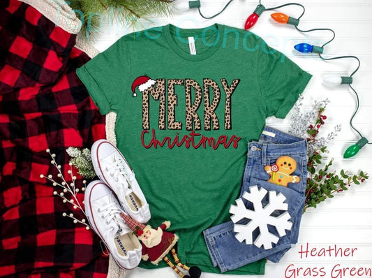 Leopard merry Christmas