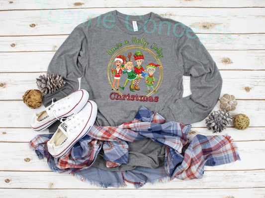 Have a holly jolly Christmas golden