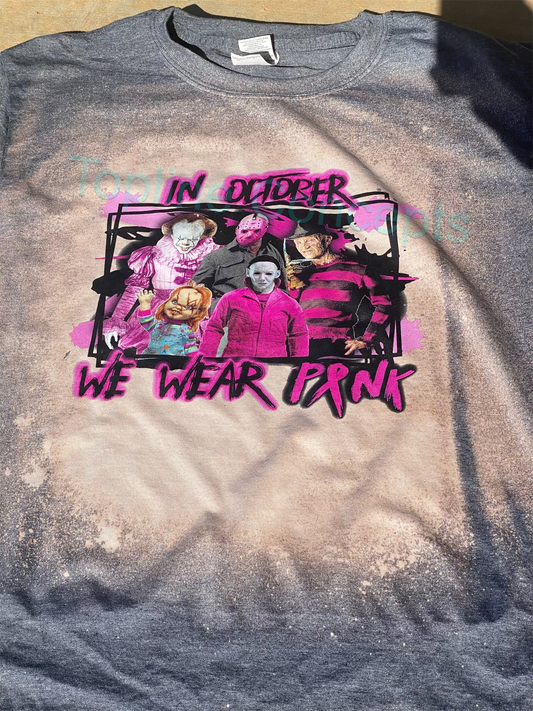 In October we wear pink