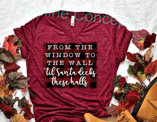 From the window to the wall